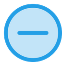 پیش‌نمایش فایل remove-minus-subtract-outline-interface-circle-8 از پک رابط کاربری اندروید، جلد ۱