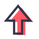 پیش‌نمایش فایل arrow-up-upload-direction-way-side-sign-10 از پک رابط کاربری اندروید، جلد ۱