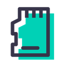 پیش‌نمایش فایل memorycard-sdcard-storage-outline-chip-microsd-sd-7 از پک رابط کاربری اندروید، جلد ۱