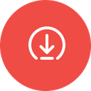 پیش‌نمایش فایل arrow-elliepse-download-down-install-save-receive-7 از پک رابط کاربری اندروید