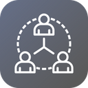 پیش‌نمایش فایل business-network-team-hierarchy-connection-company-structure از پک کسب و کار