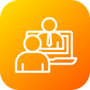 پیش‌نمایش فایل online-customer-help-support-guide-advice-communication-agent از پک کسب و کار