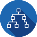 پیش‌نمایش فایل algorithms-data-flow-chart-hierarchy-square-analytics-1 از پک کسب و کار
