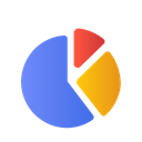 پیش‌نمایش فایل piechart-83 از پک دسته‌بندی‌های گرادیانی