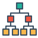 پیش‌نمایش فایل bar-chart-flow-diagram-organization-company-structure از پک عناصر اینفوگرافیک