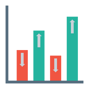 پیش‌نمایش فایل company-business-statics-chart-growth-loss-trend از پک عناصر اینفوگرافیک
