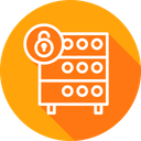 پیش‌نمایش فایل databse-hosting-server-rack-lock-secure-security از پک شبکه‌سازی و اشتراک‌گذاری