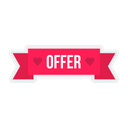 پیش‌نمایش فایل offer-heart-ribbon-tag-label-sticker-coupon-1 از پک پیشنهادها