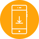 پیش‌نمایش فایل arrow-down-download-line-items-interface-ui-8 از پک رابط کاربری، جلد ۱