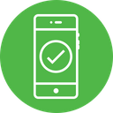 پیش‌نمایش فایل check-verify-pure-write-round-tick-interface-ui-11 از پک رابط کاربری، جلد ۱