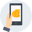 پیش‌نمایش فایل coin-currency-dollar-mobile-hand-money-finance از پک گرفتن با دست