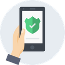 پیش‌نمایش فایل hand-mobile-shield-verify-protection-safety از پک گرفتن با دست