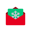 پیش‌نمایش فایل message-email-invitation-letter-christmas-xmas-snowflake از پک روز کریسمس