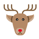 پیش‌نمایش فایل raindeer-christmas-deer-rudolf-santa-animal-xmas-1 از پک کریسمس، جلد ۲