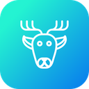پیش‌نمایش فایل raindeer-christmas-deer-rudolf-santa-animal-xmas-4 از پک کریسمس