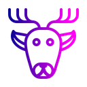 پیش‌نمایش فایل raindeer-christmas-deer-rudolf-santa-animal-xmas-6 از پک کریسمس