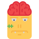 پیش‌نمایش فایل frankenstein-character-halloween-scary-horror-monster-zombie-brain-open از پک هالووین