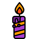 پیش‌نمایش فایل candle-halloween-light-darkness-wax-1 از پک هالووین
