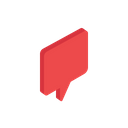 پیش‌نمایش فایل chat-communication-text-bubble-isometric-grid-3d از پک نیازهای کاربر سه‌بعدی