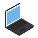 پیش‌نمایش فایل laptop-screen-device-view-isometric-grid-3d از پک نیازهای کاربر سه‌بعدی