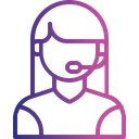 پیش‌نمایش فایل female-representative از پک پشتیبانی مشتریان