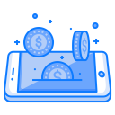 پیش‌نمایش فایل mobile-concept-coin-dollar-currency-money-finance-2 از پک مفهوم موبایل