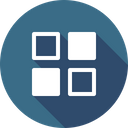 پیش‌نمایش فایل android-menu-grid-app-view-application-outline از پک رابط کاربری اندروید