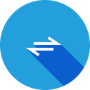 پیش‌نمایش فایل arrow-twoway-path-direction-bidirectional-1 از پک رابط کاربری اندروید