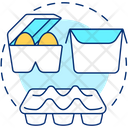 پیش‌نمایش فایل food-package-and-egg-cartons-6254061 از پک هدررفت غذا