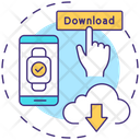 پیش‌نمایش فایل download-smartwatch-app-6333101 از پک ساعت هوشمند