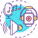 پیش‌نمایش فایل music-and-podcasts-6333125 از پک ساعت هوشمند