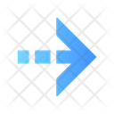 پیش‌نمایش فایل blue-arrow-with-dotted-dash-line-12401838 از پک انواع پیکان