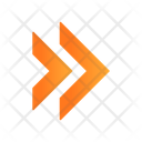 پیش‌نمایش فایل double-orange-arrow-12401856 از پک انواع پیکان