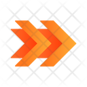 پیش‌نمایش فایل double-orange-arrows-12401837 از پک انواع پیکان