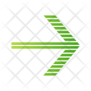 پیش‌نمایش فایل green-striped-arrow-12401854 از پک انواع پیکان