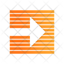 پیش‌نمایش فایل orange-arrow-on-striped-background-12401859 از پک انواع پیکان