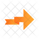پیش‌نمایش فایل orange-arrow-with-folding-line-12401852 از پک انواع پیکان