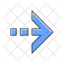 پیش‌نمایش فایل blue-arrow-with-dotted-dash-12401710 از پک انواع پیکان