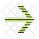 پیش‌نمایش فایل green-striped-arrow-12401726 از پک انواع پیکان