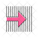 پیش‌نمایش فایل pink-arrow-on-striped-backdrop-12401727 از پک انواع پیکان