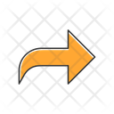 پیش‌نمایش فایل right-orange-curved-arrow-12401713 از پک انواع پیکان