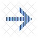 پیش‌نمایش فایل striped-blue-arrow-12401722 از پک انواع پیکان