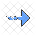 پیش‌نمایش فایل twisted-blue-arrow-12401714 از پک انواع پیکان