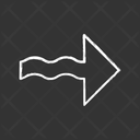 پیش‌نمایش فایل wavy-arrow-12401685 از پک انواع پیکان