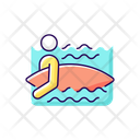 پیش‌نمایش فایل surfer-entering-water-4126370 از پک موج‌سواری