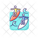 پیش‌نمایش فایل surfing-with-mate-4126362 از پک موج‌سواری