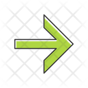پیش‌نمایش فایل forward-green-arrow-4253237 از پک انواع پیکان