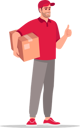 پیش‌نمایش فایل cargo-delivery-by-postman-4095640 از پک تحویل به خانه و دفتر
