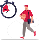 پیش‌نمایش فایل express-delivery-by-postman-4095651 از پک تحویل به خانه و دفتر