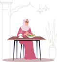 پیش‌نمایش فایل arab-woman-eating-salad-with-hot-tea-4127851 از پک فرهنگ غذایی